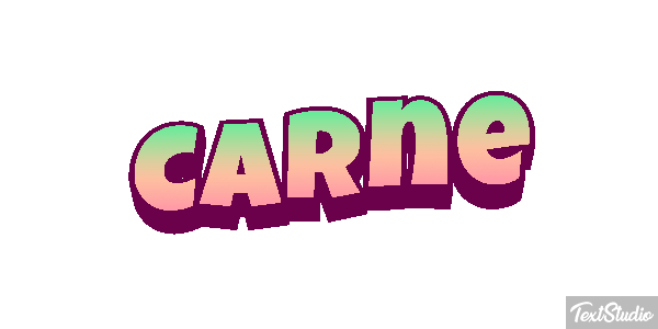 Carne Tekst effect