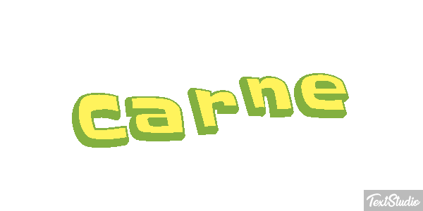 Carne Tekst effect