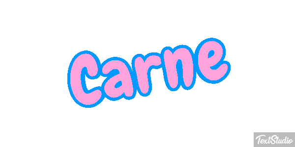 Carne Tekst effect