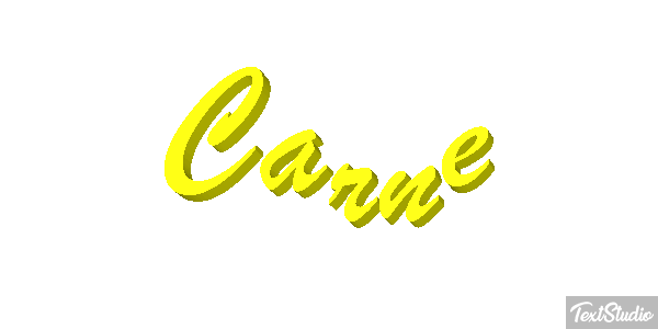 Carne Tekst effect