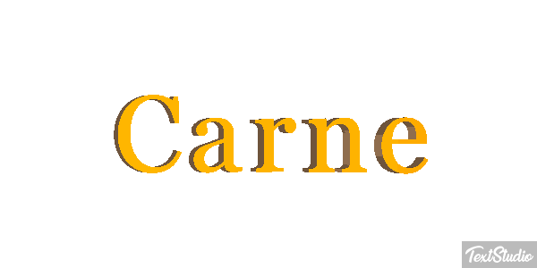 Carne Tekst effect