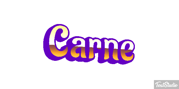 Carne Tekst effect