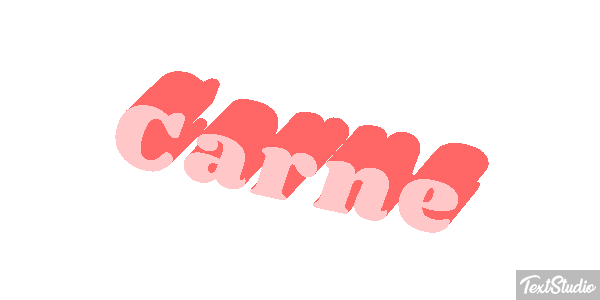 Carne Tekst effect
