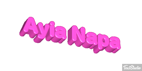 Ayia Napa Effetto testo