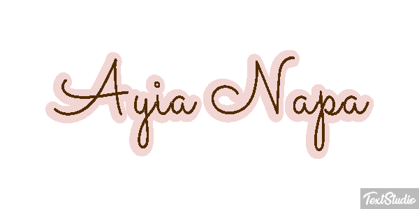 Ayia Napa Effetto testo