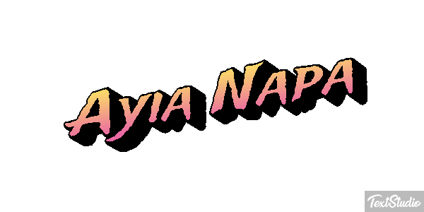 Ayia Napa Effetto testo