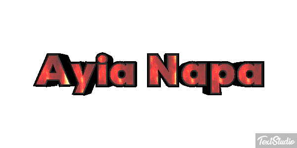 Ayia Napa Effetto testo