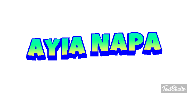 Ayia Napa Effetto testo