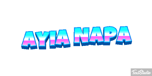 Ayia Napa Effetto testo