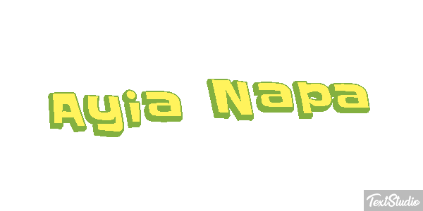 Ayia Napa Effetto testo