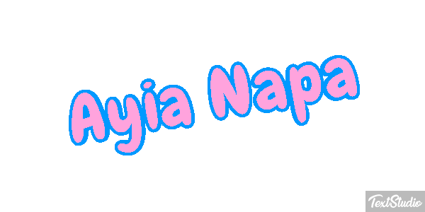 Ayia Napa Effetto testo
