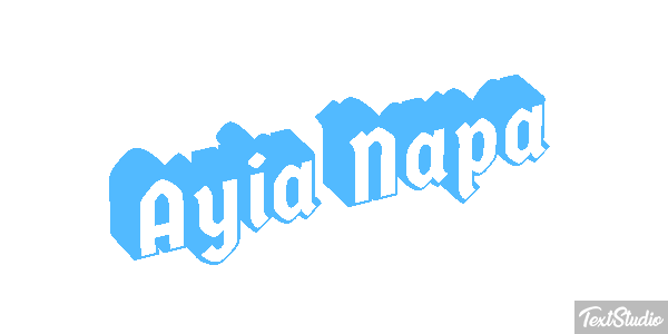 Ayia Napa Effetto testo