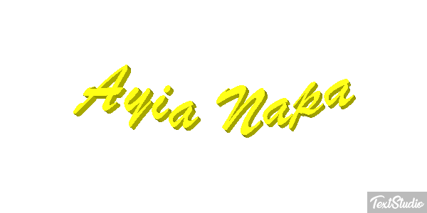 Ayia Napa Effetto testo