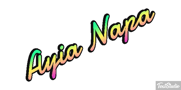 Ayia Napa Effetto testo