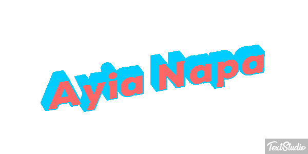Ayia Napa Effetto testo