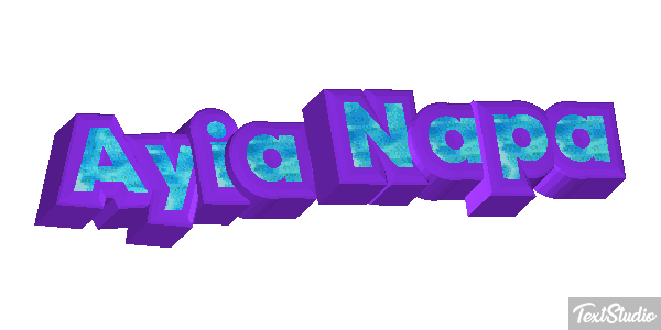Ayia Napa Effetto testo