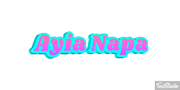 Ayia Napa Effetto testo