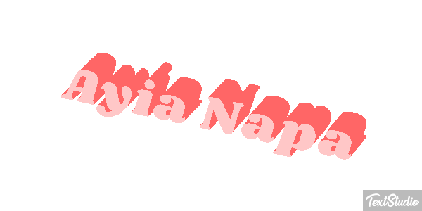 Ayia Napa Effetto testo