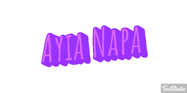 Ayia Napa Effetto testo