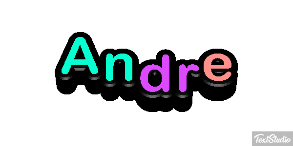 Andre Text effect