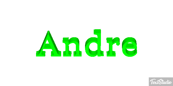 Andre Text effect