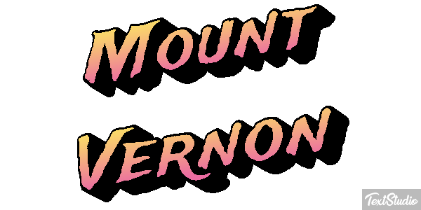 Mount Vernon Efekt tekstowy