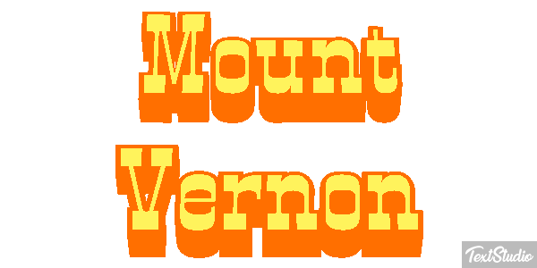 Mount Vernon Efekt tekstowy