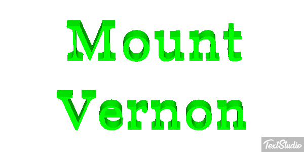 Mount Vernon Efekt tekstowy