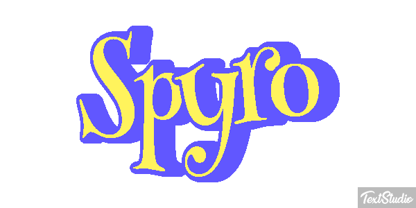Spyro Effetto testo