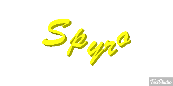 Spyro Effetto testo