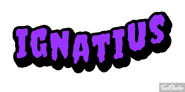 Ignatius Текстовый эффект
