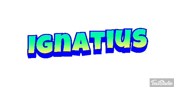 Ignatius Текстовый эффект