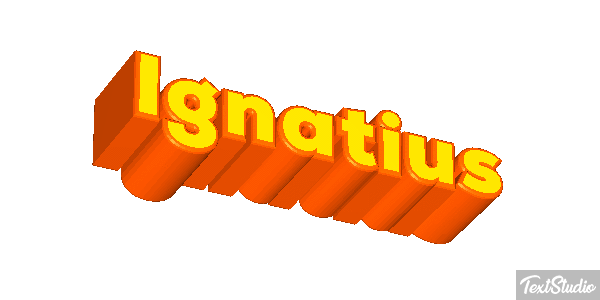 Ignatius Текстовый эффект