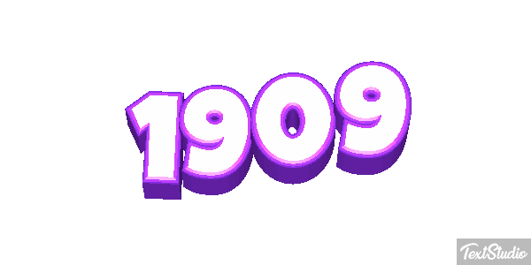 1909 Text effect