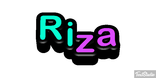 Rıza Efecto de texto