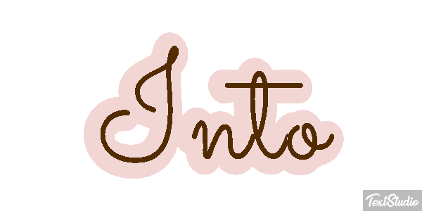 Into Efeito do texto