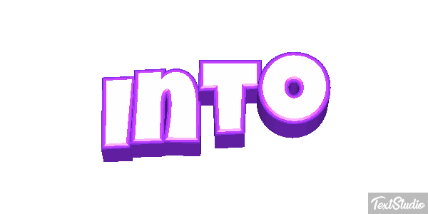 Into Efeito do texto