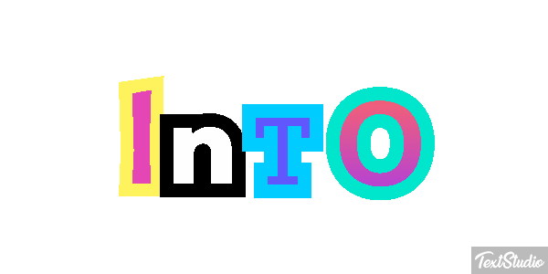 Into Efeito do texto