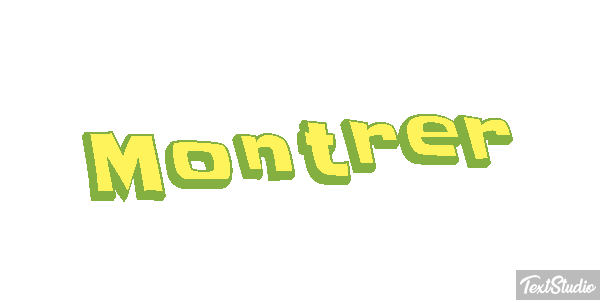 Montrer Texteffekt