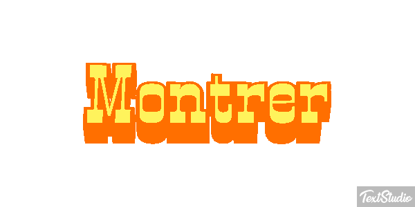 Montrer Texteffekt