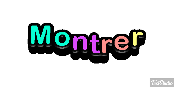 Montrer Texteffekt