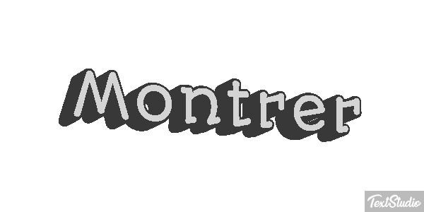 Montrer Texteffekt