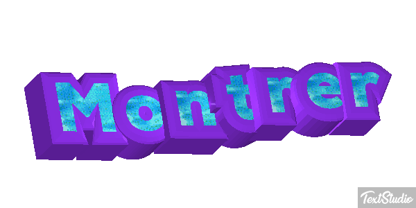 Montrer Texteffekt