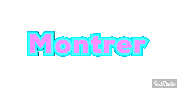 Montrer Texteffekt
