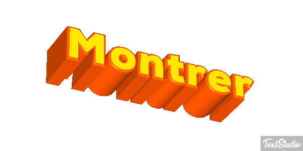 Montrer Texteffekt