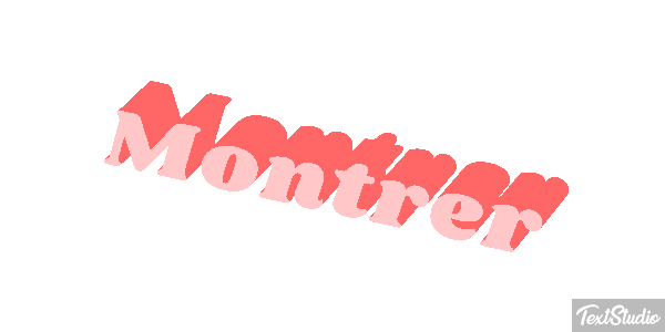 Montrer Texteffekt