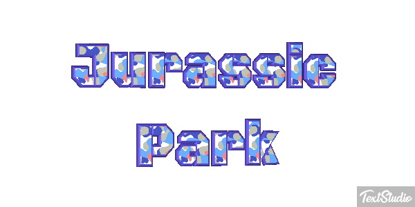 Jurassic Park Tekst effect