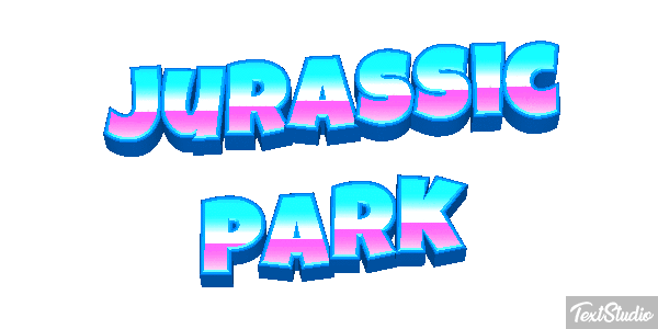 Jurassic Park Tekst effect