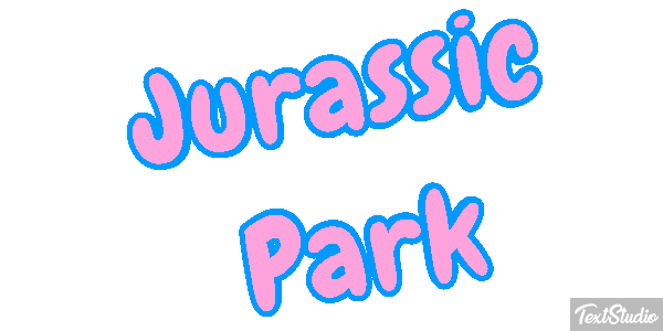 Jurassic Park Tekst effect