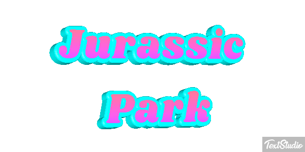 Jurassic Park Tekst effect